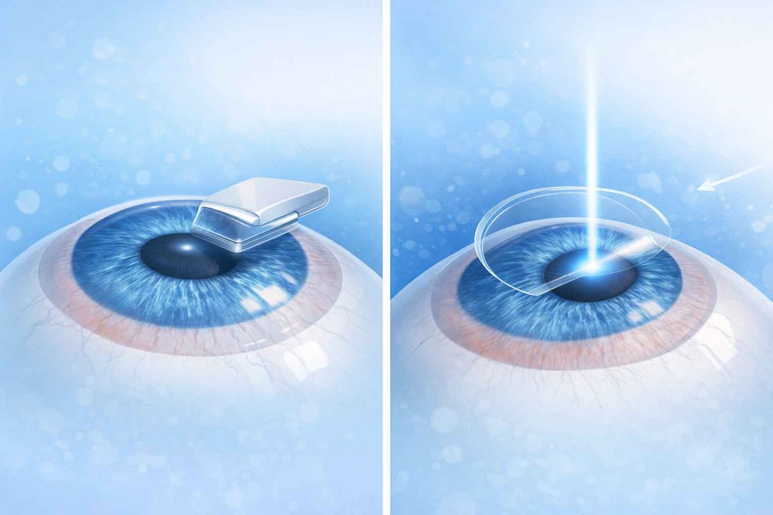 الفرق بين الليزك والفيمتو ليزك في تصحيح الإبصار